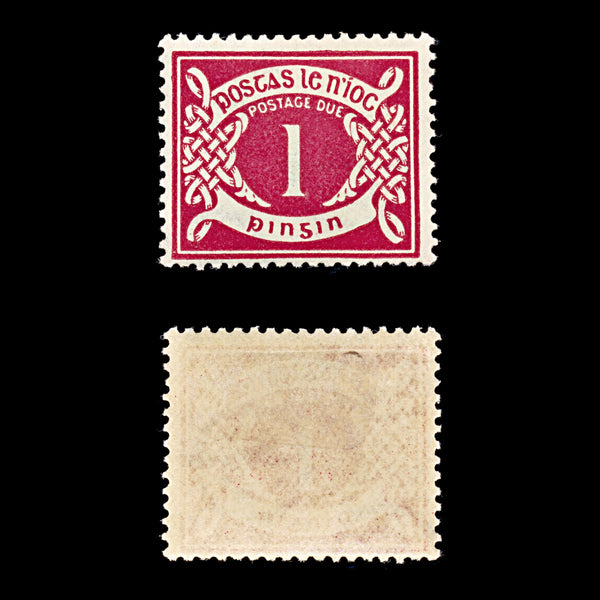 9320: Ireland SGD2 1d Carmine 1925 Sc#J2 MiP2 Mint MLH C£13