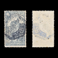 9325: Portugal SG857 $1.25 - Portuguese escudo Grey &  Light blue 1931 Sc#532 Mi557 Used C£46, view 1