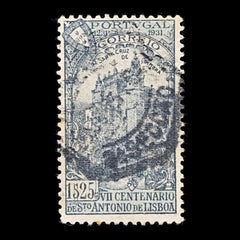 9325: Portugal SG857 $1.25 - Portuguese escudo Grey &  Light blue 1931 Sc#532 Mi557 Used C£46, view 2