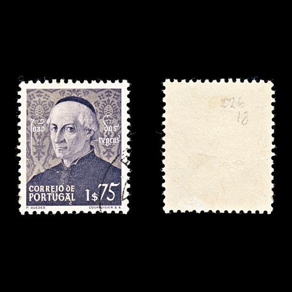 9326: Portugal SG1026 $1.75 - Portuguese escudo Black violet &  Buff 1949 Sc#699 Mi735 Used C£18
