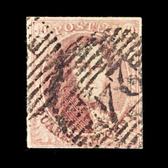 9340: Belgium SG8 40c Brown carmine 1854 Sc#8b Mi5Bx Used C£150, view 2