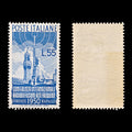 9341: Italy SG750 55₤ - Italian lira Blue 1950 Sc#539 Mi797 Mint MLH C£375