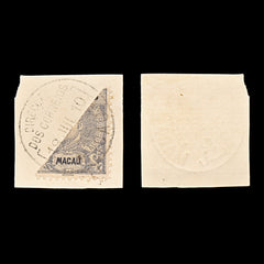 9342: Macau SG174 Bisect on Piece 1903 Sc#81 MiA129 Used C£90, view 1