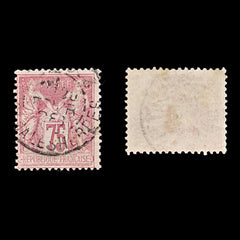 9349: France SG238 75c Carmine rose 1885 Sc#83 Mi66II Used C£130, view 1