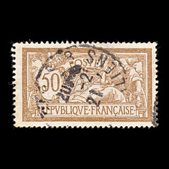9353: France SG305a 50c Brown 1900 Used C£130, view 2