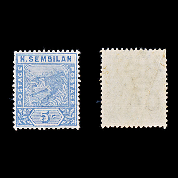 9375: Negri Sembilan SG4 Crease 1894 Sc#4 Mi4 Mint MNH C£30