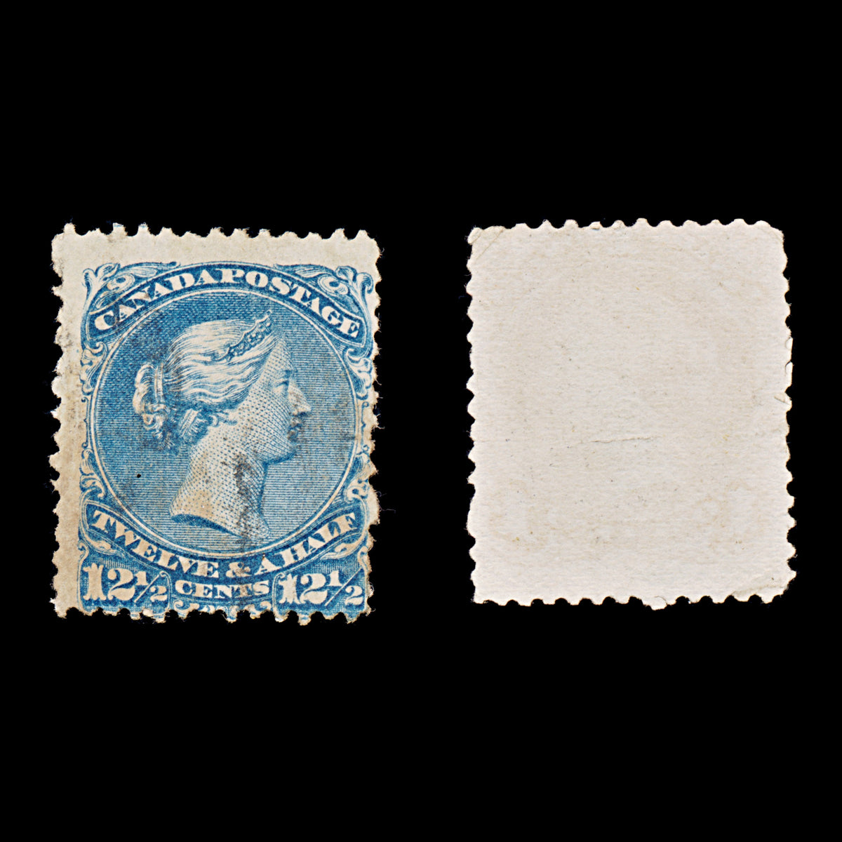 9395: Canada SG56a 1c Orange yellow 1869 Sc#23 Mi18xaA Used C£100