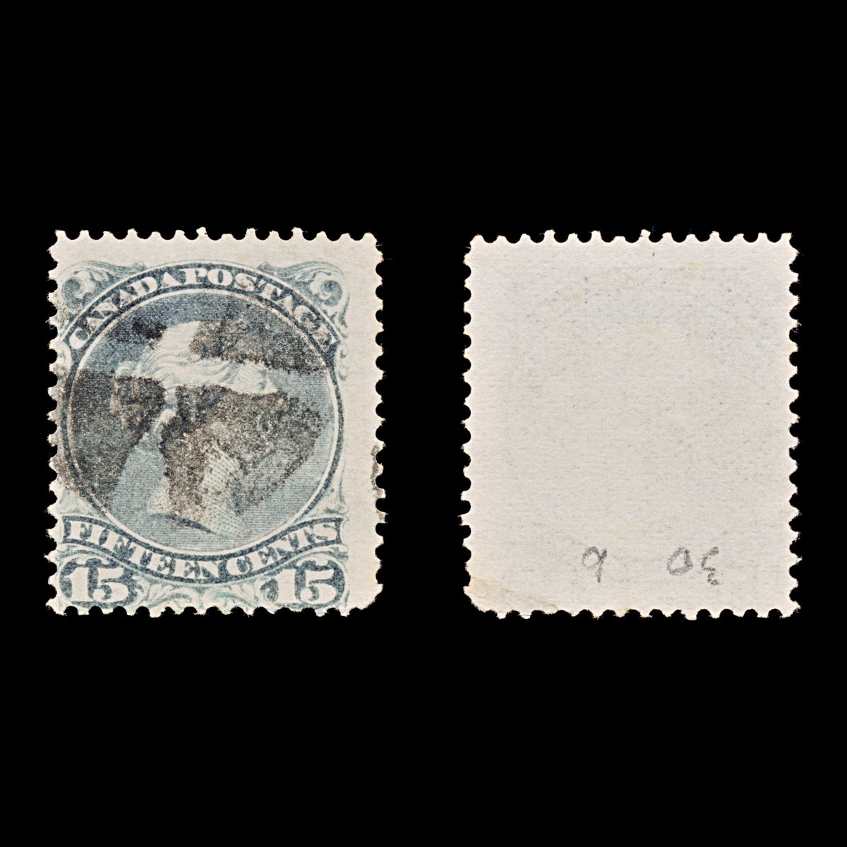 9401: Canada SG61c 15c Purple 1868 Sc#29i Used C£35