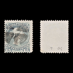 9401: Canada SG61c 15c Purple 1868 Sc#29i Used C£35, view 1