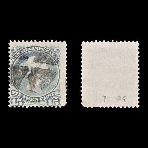 9401: Canada SG61c 15c Purple 1868 Sc#29i Used C£35