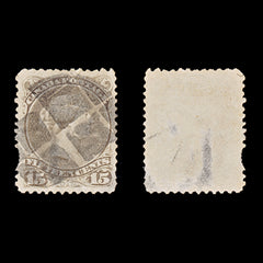 9404: Canada SG65 15c Lilac grey 1877 Used C£225, view 1