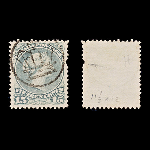 9405: Canada SG66 Fancy Crown Postmark 1873 Sc#30a Mi24Cbx Used C£300