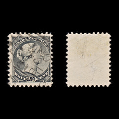 9413: Canada SG101 ½c Grey black 1882 Sc#34 Mi25A Used C£13, view 1