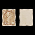 9416: Canada SG86 6c Brown 1875 Sc#39 Mi30aA Used C£24