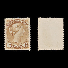 9416: Canada SG86 6c Brown 1875 Sc#39 Mi30aA Used C£24, view 1