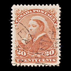 9427: Canada SG115 20c Vermilion 1893 Sc#46 Mi36 Used C£65, view 2