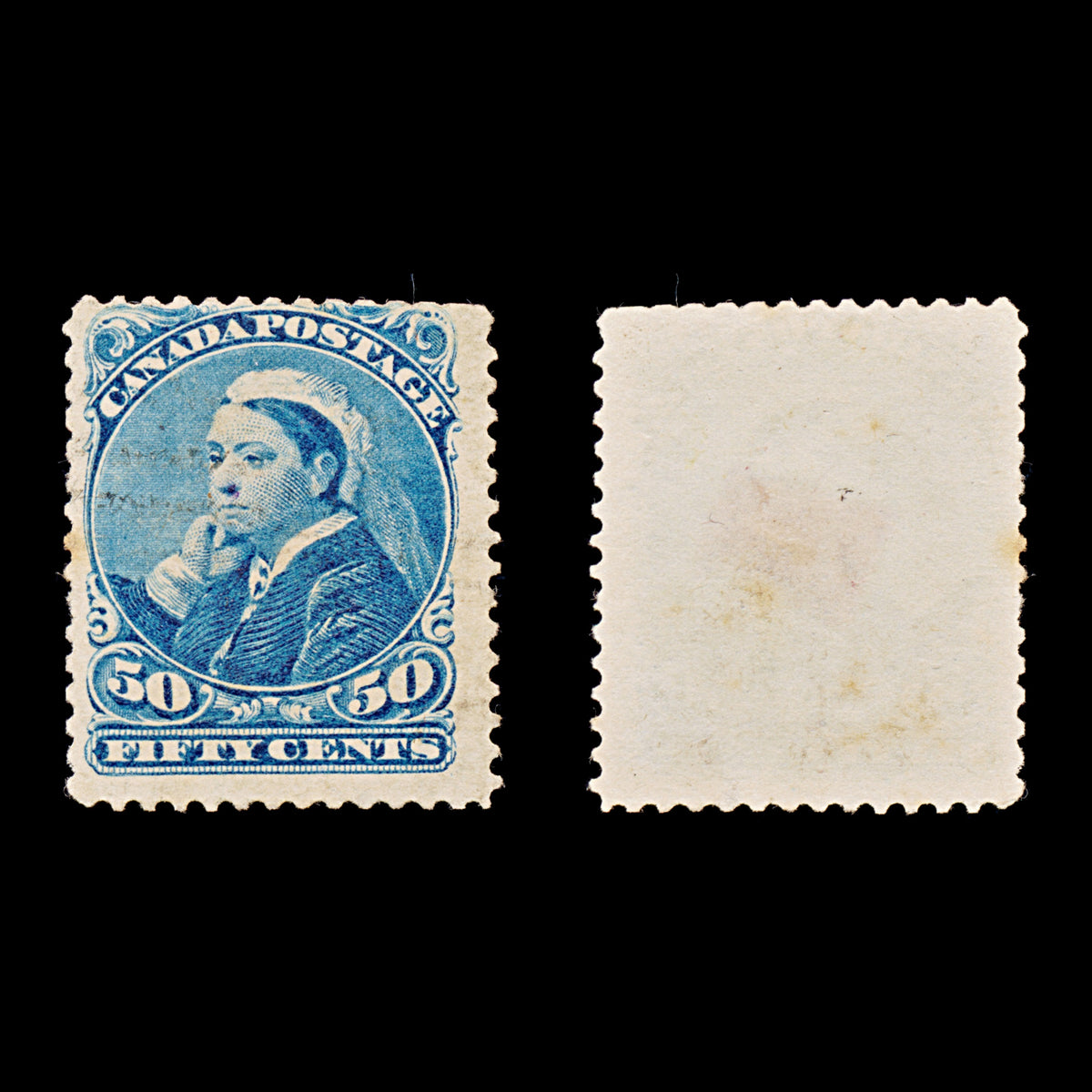 9428: Canada SG116 50c Deep blue 1893 Sc#47 Mi37 Used C£45