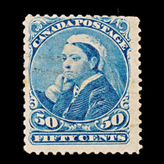 9428: Canada SG116 50c Deep blue 1893 Sc#47 Mi37 Used C£45, view 2