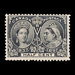 9429: Canada SG121 ½c Black 1897 Sc#50 Mi38 Mint MLH C£75, view 2