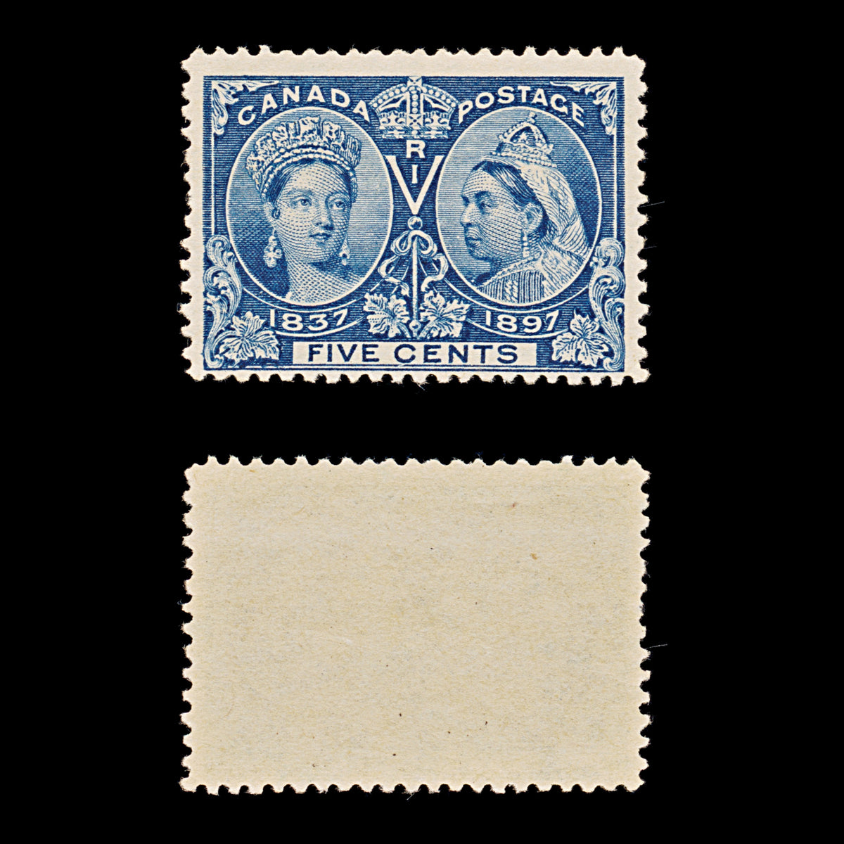 9430: Canada SG127 5c Slate blue 1897 Sc#54i Mint MVLH C£55