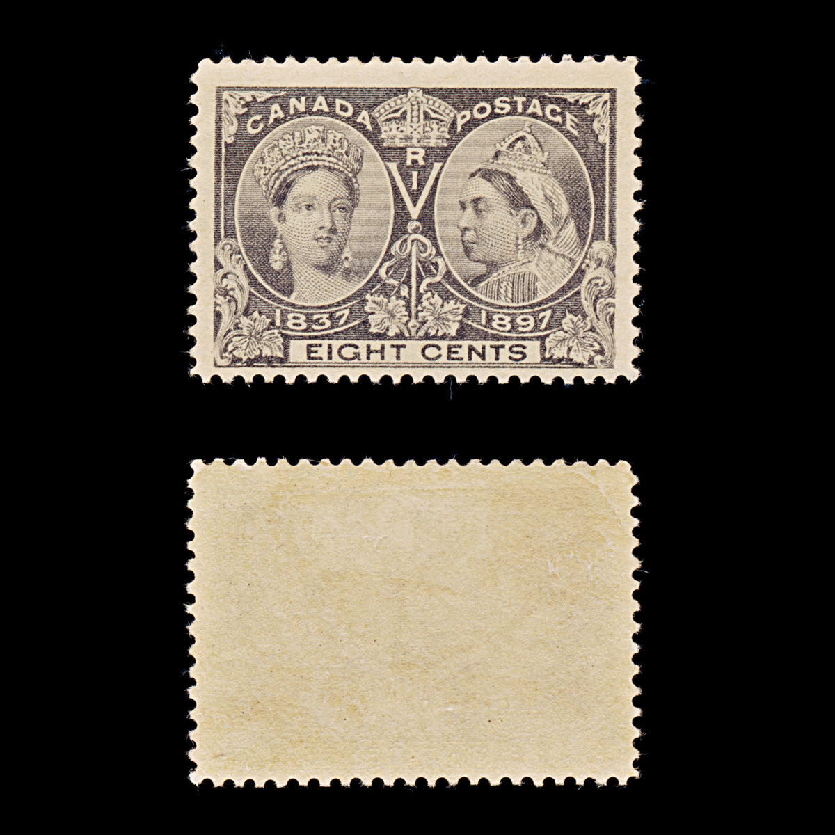 9431: Canada SG130 8c Slate violet 1897 Sc#56 Mi44 Mint MLH C£55