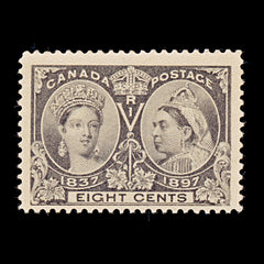 9431: Canada SG130 8c Slate violet 1897 Sc#56 Mi44 Mint MLH C£55, view 2
