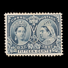 9433: Canada SG132 15c Steel blue 1897 Sc#58 Mi46 Mint MH C£140, view 2