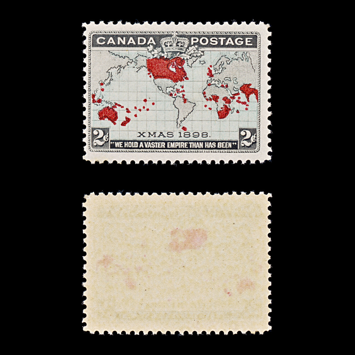 9442: Canada SG168 2x 2c Multicolor 1898 Sc#86b Mi74c Mint MNH C£65