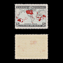 9442: Canada SG168 2x 2c Multicolor 1898 Sc#86b Mi74c Mint MNH C£65, view 1