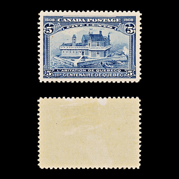 9443: Canada SG191 5c Indigo 1908 Sc#99 Mi87 Mint MH C£65