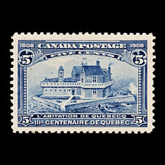 9443: Canada SG191 5c Indigo 1908 Sc#99 Mi87 Mint MH C£65, view 2