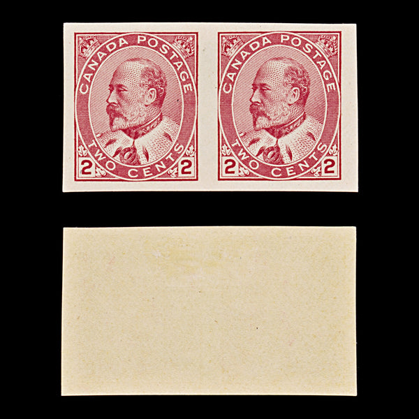 9446: Canada SG177a 2x 2c Carmine 1903 Sc#90A Mint MLH C£30