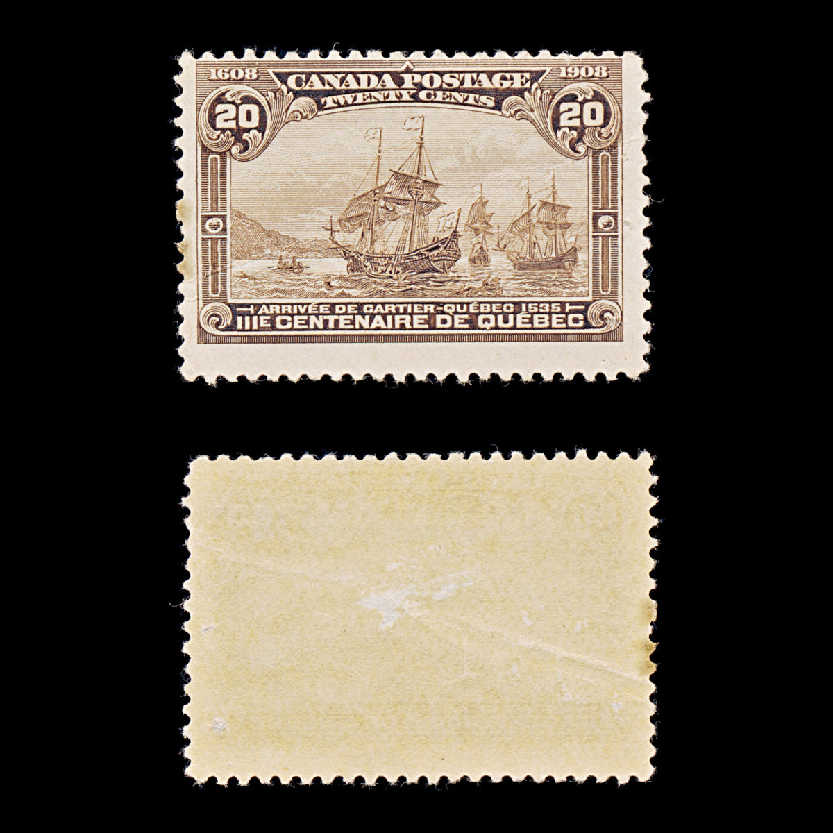 9447: Canada SG195 L. Crease 1908 Sc#103 Mi91 Mint MVLH C£160