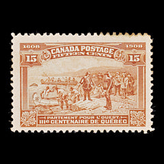 9449: Canada SG194 15c Brown orange 1908 Sc#102 Mi90 Mint MNG C£120, view 2