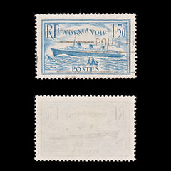 9453: France SG526a 1.50F Light blue 1936 Sc#300a Mi316 Used C£22, view 1