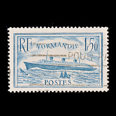 9453: France SG526a 1.50F Light blue 1936 Sc#300a Mi316 Used C£22, view 2