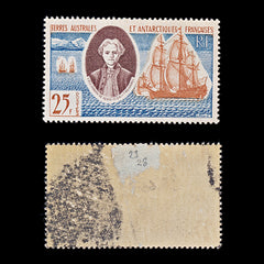 9468: French Antactica SG23 25F Multicolor 1960 Sc#20 Mi23 Mint MH C£28, view 1