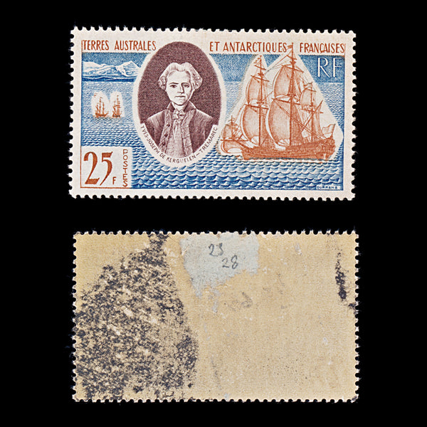 9468: French Antactica SG23 25F Multicolor 1960 Sc#20 Mi23 Mint MH C£28