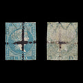 9480: Spain SG48 1Rl Dull blue 1855 Sc#38a Mi33 Used C£14