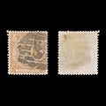 9481: Spain SG94 12c Red orange 1866 Used C£14