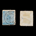 9484: Sweden SG2 4Sk Blue 1855 Sc#2 Mi2a Used C£170
