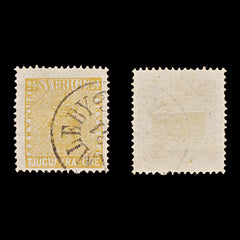 9486: Sweden SG9a 24ore Yellow orange 1858 Sc#10a Mi10b Used C£29, view 1