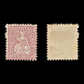 9503: Switzerland SG67a 50c Dark purple lilac 1867 Mi35b Mint MH C£60