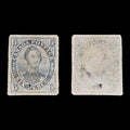 9508: Canada SG2 Proof on India Paper 1851 Sc#2 Mi3aw Mint MNG C£1600