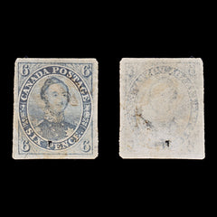 9508: Canada SG2 Proof on India Paper 1851 Sc#2 Mi3aw Mint MNG C£1600, view 1