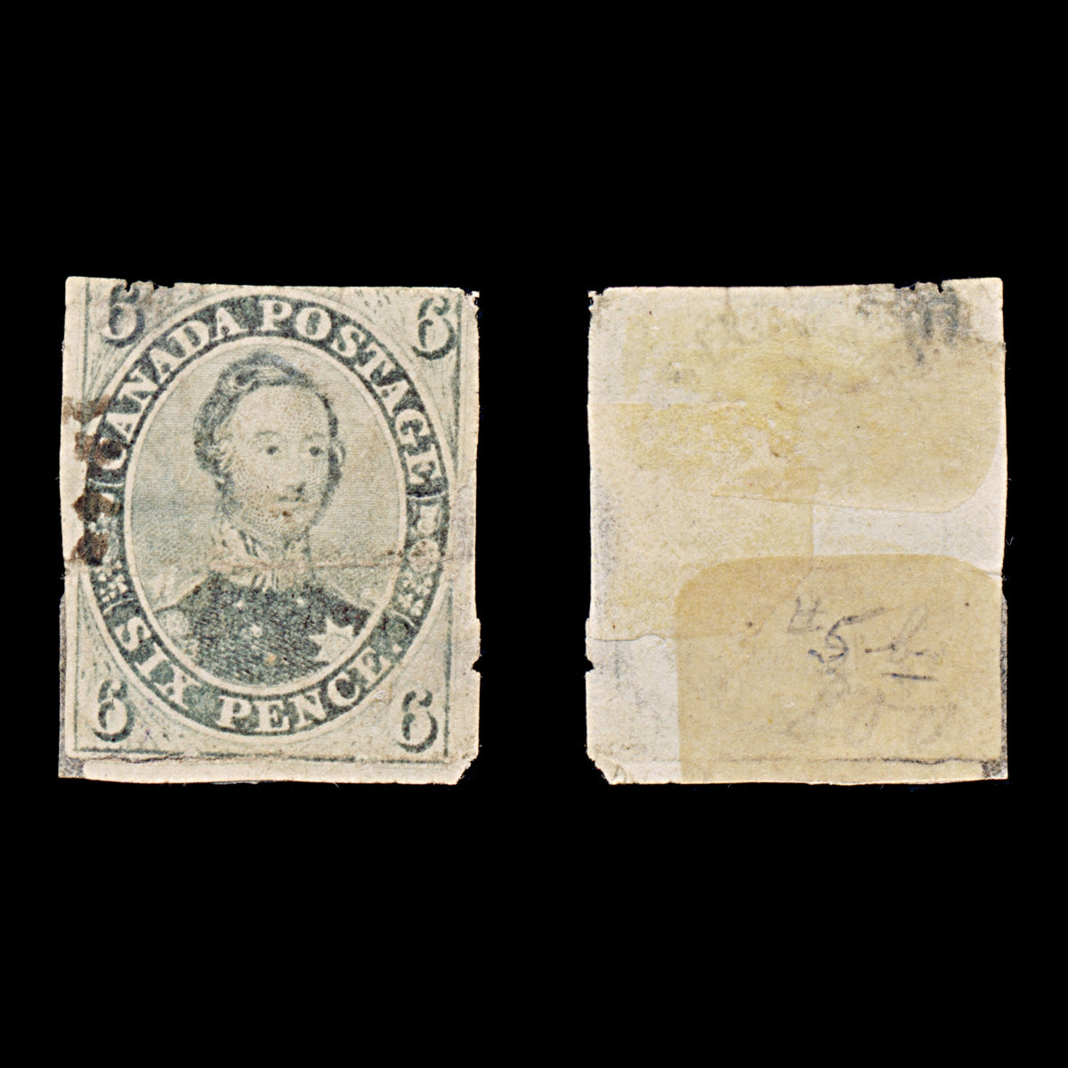 9510: Canada SG10 Faults 1855 Sc#5b Used C£1400