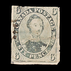 9510: Canada SG10 Faults 1855 Sc#5b Used C£1400, view 2