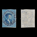 9511: Canada SG15 10d Bright blue 1857 Sc#7 Mi5y Used C£2000