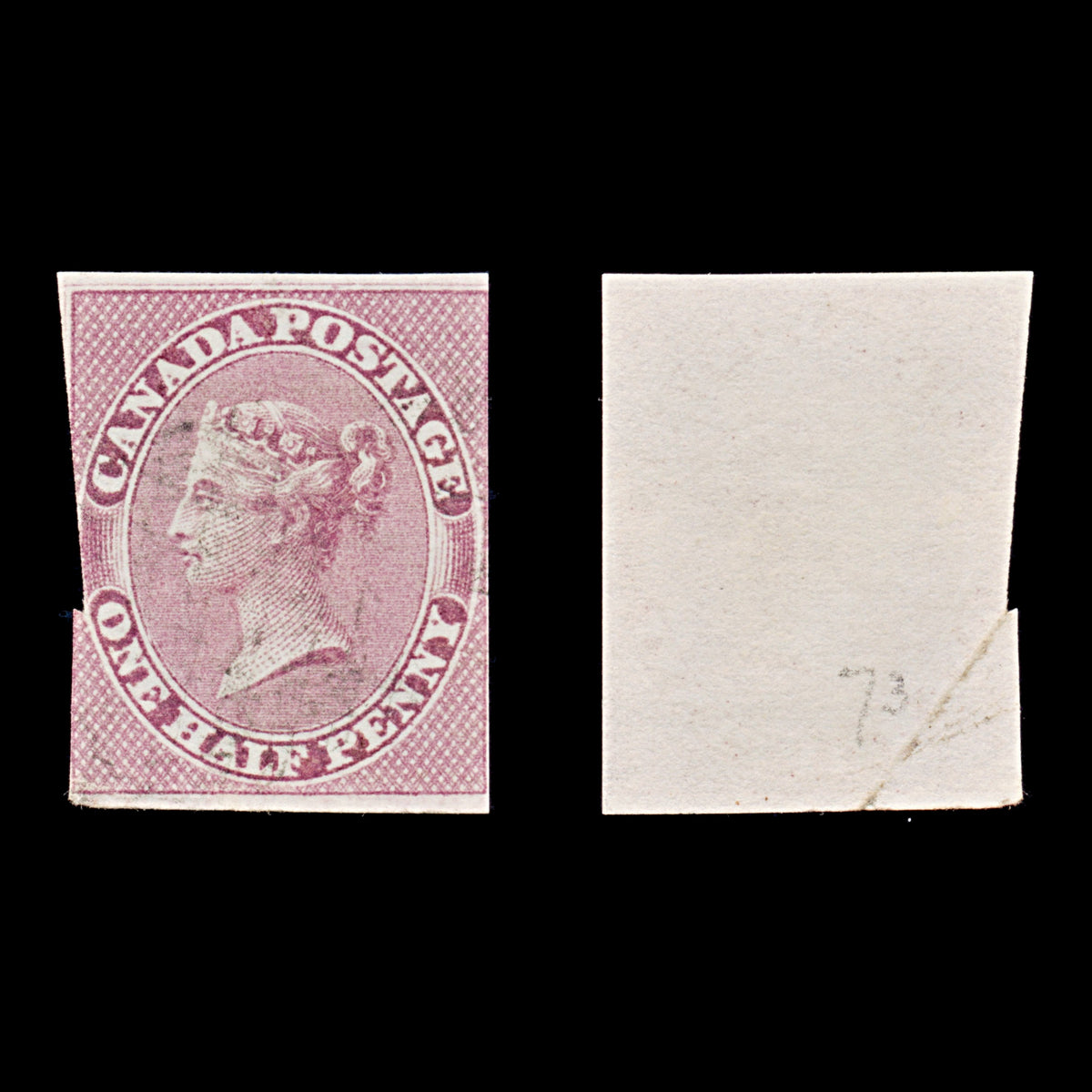 9512: Canada SG17 Crease 1857 Sc#8 Mi1x Used C£650