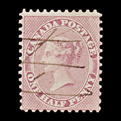 9513: Canada SG25 Re-Perforated 1858 Sc#11 Mi7a Used C£1200, view 2